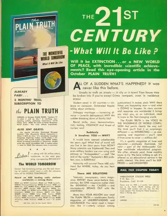 Advert life ad 1968